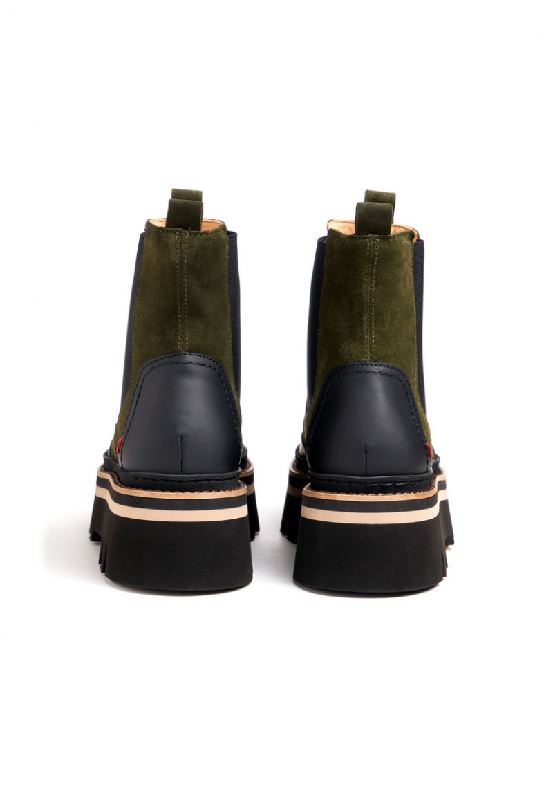 LLOYD ANKLE BOOTS Green | SOZ681479