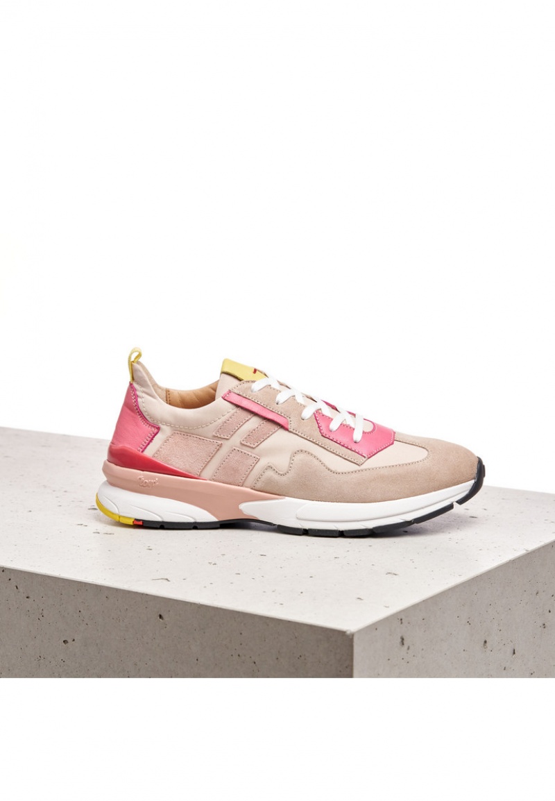 LLOYD SNEAKERS Brown / Pink | FZO834095