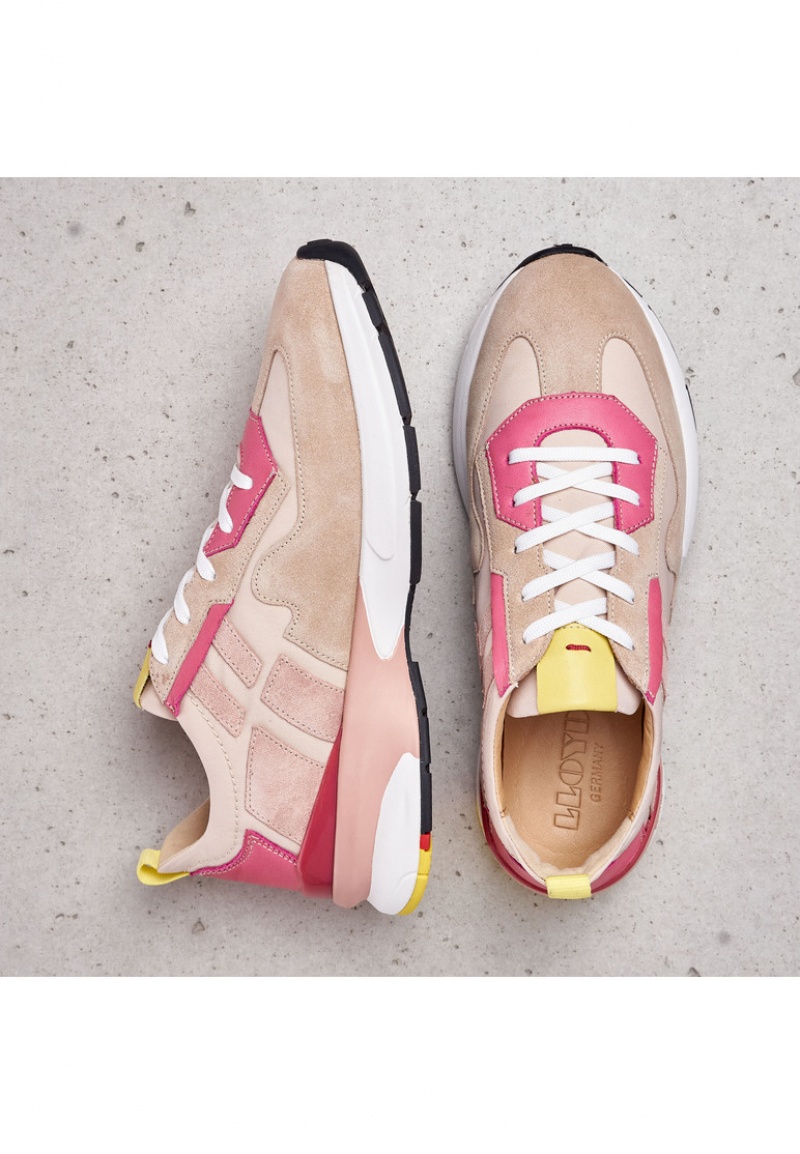 LLOYD SNEAKERS Brown / Pink | FZO834095