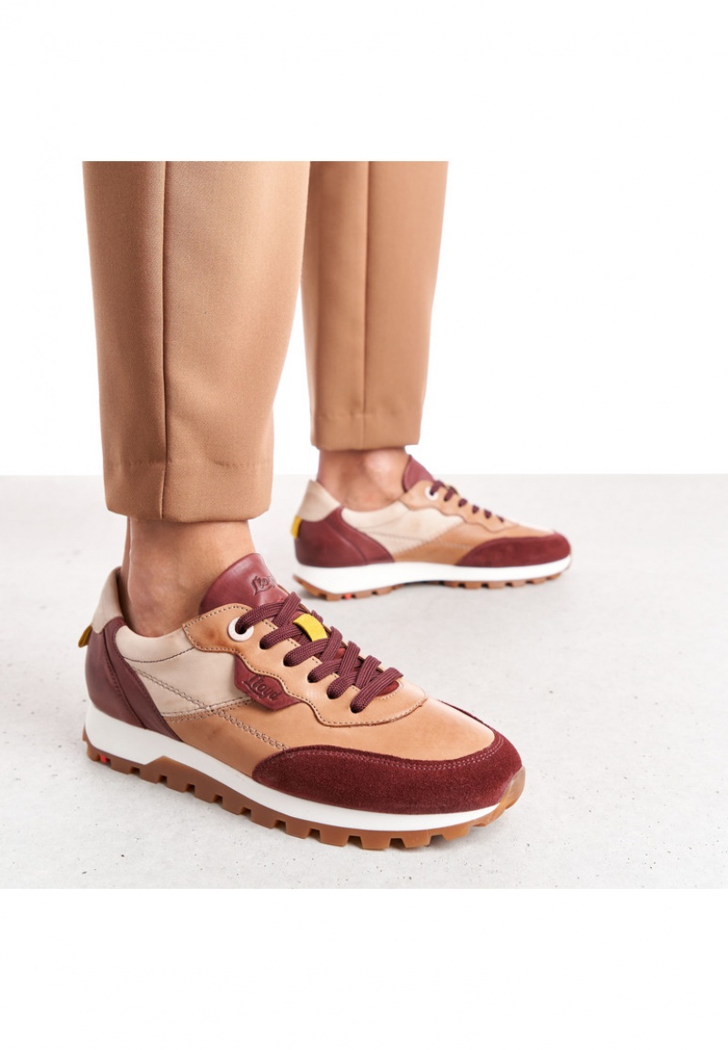 LLOYD SNEAKERS Brown / Red | VXH856301