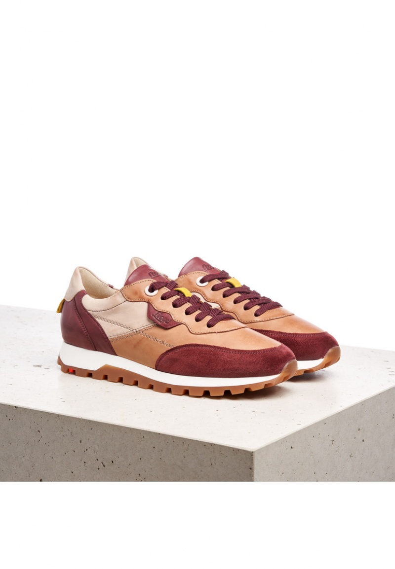 LLOYD SNEAKERS Brown / Red | VXH856301