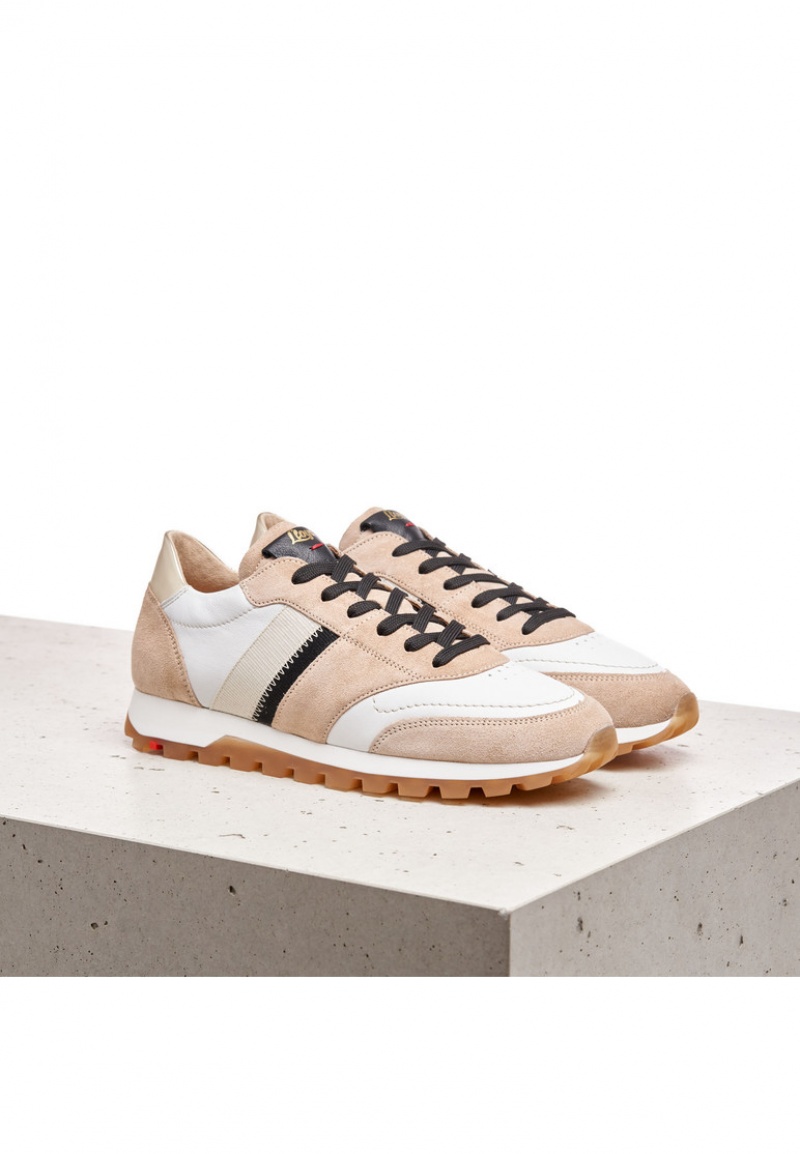 LLOYD SNEAKERS White / Brown | TQF729168