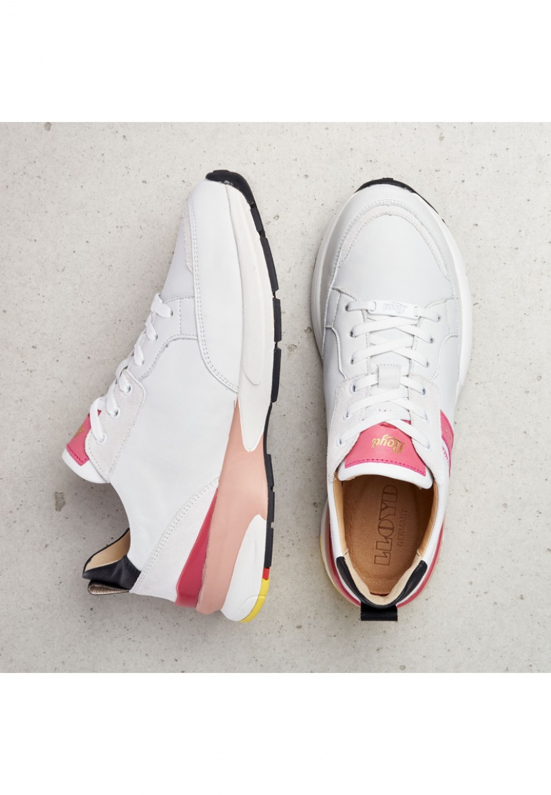 LLOYD SNEAKERS White / Pink | HYI431279